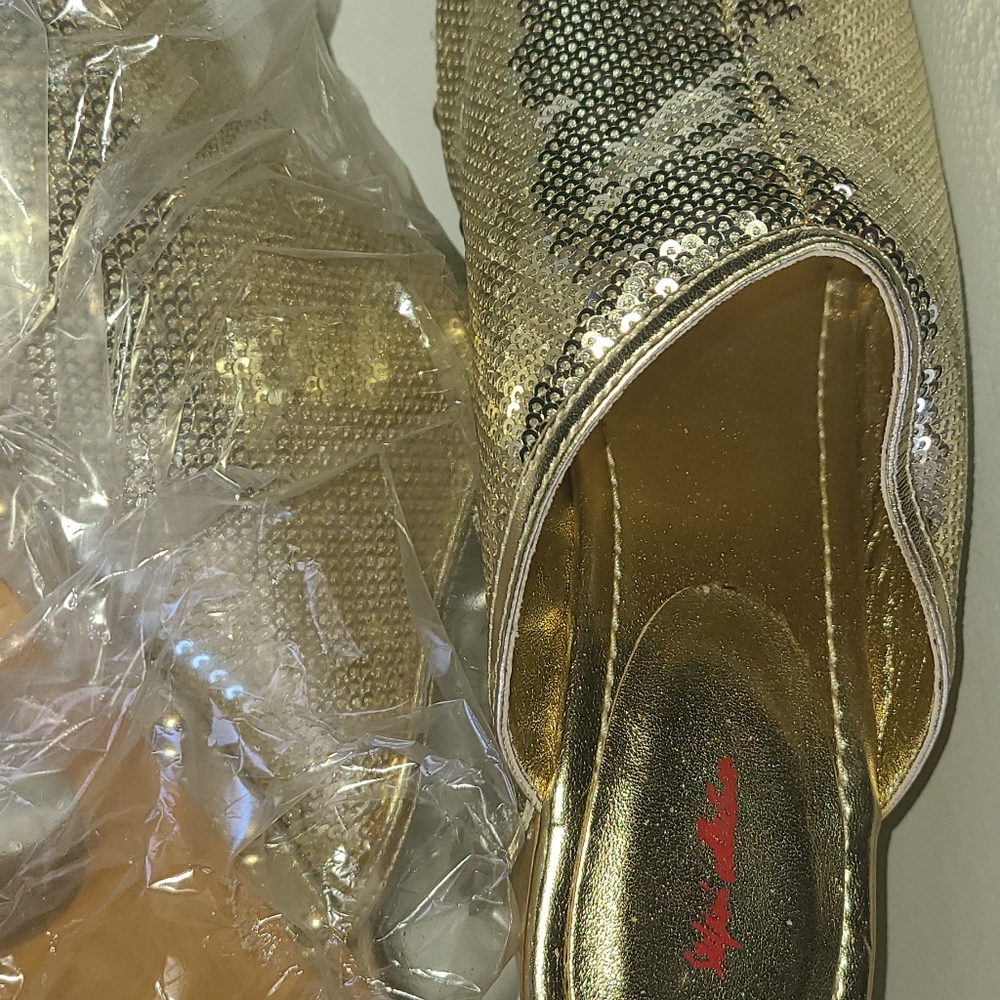 Gold Stefani shoes